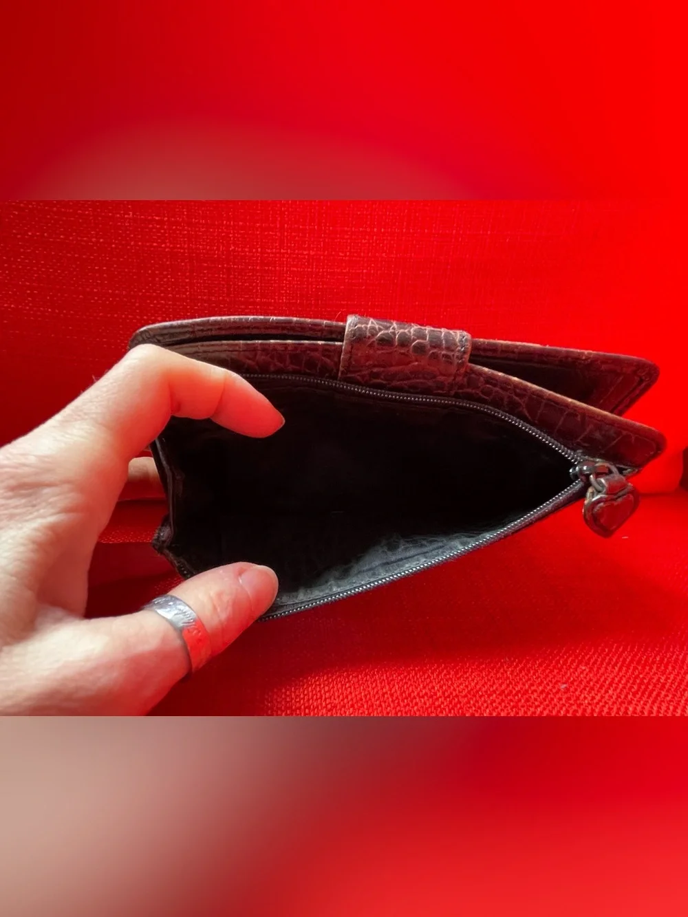 Brighton western chic festival wallet checkbook style vintage leather